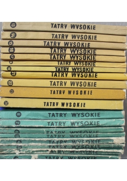 Tatry wysokie tom od 1 do 8 i od 13 do 24