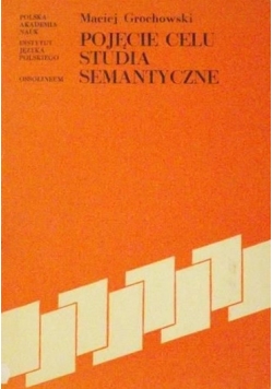 Pojęcie celu studia semantyczne