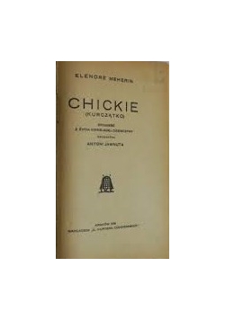 Chickie ,1931r