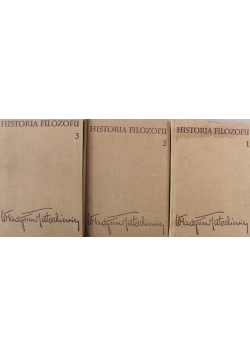 Historia filozofii tom 1 do 3