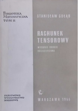 Rachunek Tensorowy tom 11