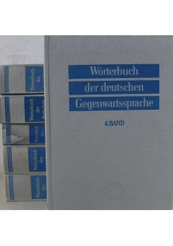 Worterbuch der deutschen Gegenwartssprache Tom od I do VI