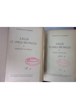 Saga o Jarlu Broniszu , tom 1-2 z 1948 r.