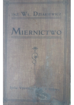 Miernictwo, 1906 r.