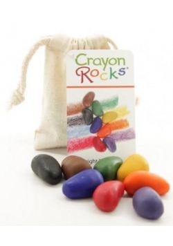 Kredki Crayon Rocks w bawełnianym woreczku - 8 kol
