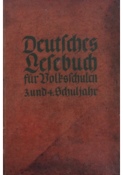 Deutsches Lesebuch fur Volksschulen, 1937 r.