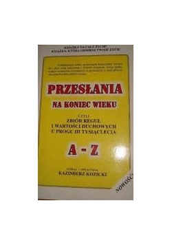 Przesłania na koniec wieku