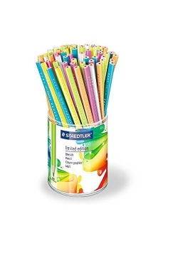Ołówek trójkątny S133 w kubku 72 sztuki mix