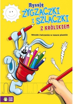 Rysuję zygzaczki i szlaczki z królikiem