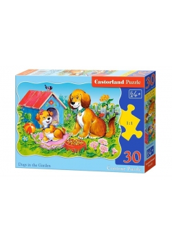 Puzzle 30 Pies w ogrodzie CASTOR