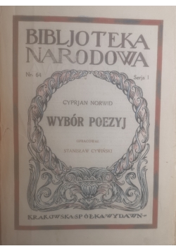 Wybór poezyj, 1924 r.