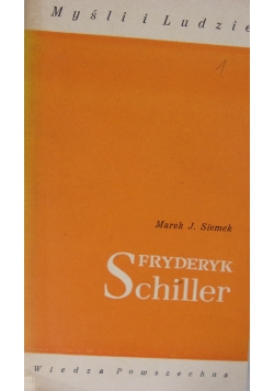 Myśli i ludzie Fryderyk Schiller