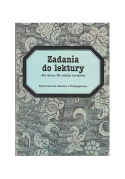 Zadania do lektury