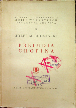 Preludia Chopina Tom IX 1950 r