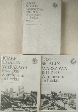 Warszawa 1944 1980 Z archiwum architekta plus mapy