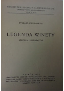 Legenda winety, 1950 r.