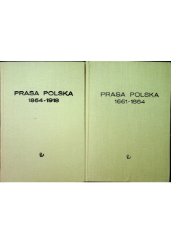 Prasa polska 2 tomy