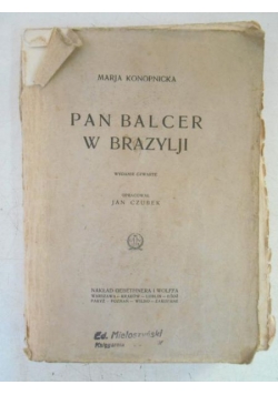Pan Balcer w Brazylji, 1925 r.