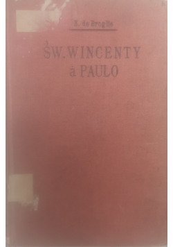 Św.Wincenty a Paulo ,1926r.