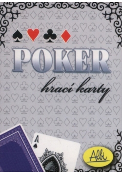 Karty do pokera niebieskie