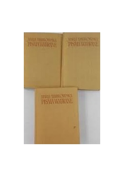 Pisma wybrane, tom I - III