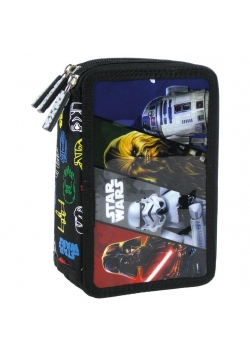 Piórnik z wyposażeniem 3-kom. Star Wars 16 DERFORM