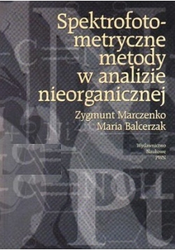 Spektrofotometryczne metody w analizie nieorganicznej