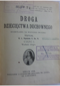 Droga dziecięctwa duchowego, 1928 r.