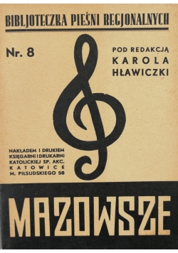 Mazowsze nr.8, 1930 r.