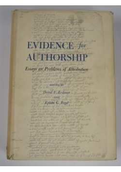 Evidence for Authorship