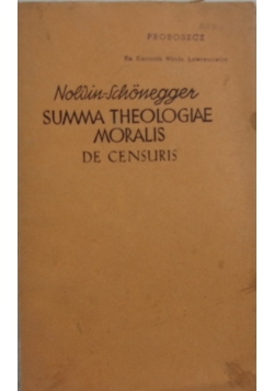Summa Theologiae Moralis, 1940 r.