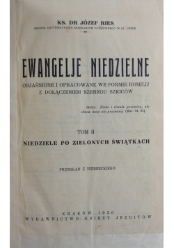 Ewangelje Niedzielne, 1936 r.