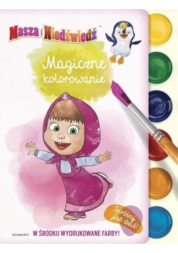 Masza i Niedźwiedź Magiczne kolorowanie