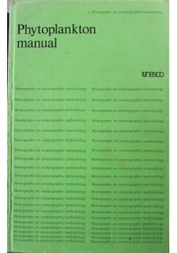 Phytoplankton manual