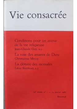Vie consacree nr 1 - 15