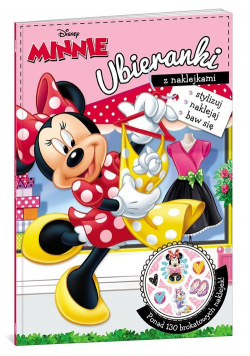 Minnie. Ubieranki z naklejkami.