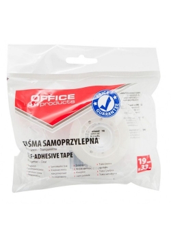 Taśma samoprzylepna 19mmx33m 18 sztuk