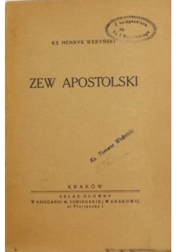 Zew apostolski, 1933 r.