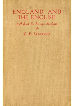 England and the English, 1939 r.