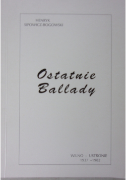Ostatnie ballady