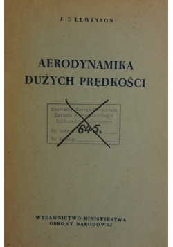 Aerodynamika dużych prędkości