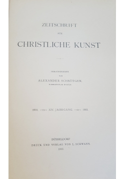 Zeitschrift für christliche Kunst, 1902r.