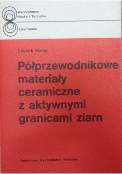 Półprzewodnikowe materiały ceramiczne z aktywnymi granicami zmian