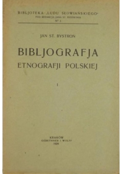 Bibliografia etnografii polskiej, 1929 r.