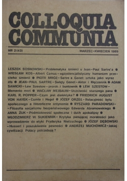 Colloquia Communia, nr 2
