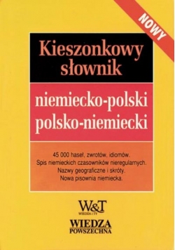 Kieszonkowy słownik niemiecko - polski polsko - niemiecki