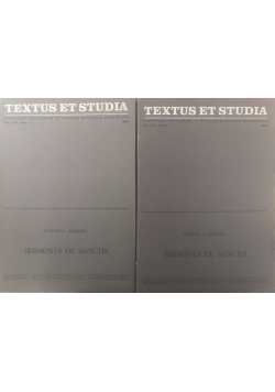 Textus et Studia,Vol XVII 1,2