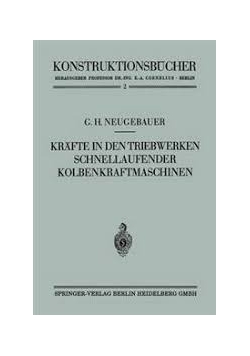 Krafte in den Triebwerken schnellaufender Kolbenkraftmaschinen,1939 r.