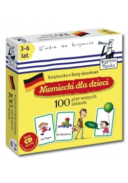 Kapitan Nauka.  Niem. dla dzieci. 100 pierwszych.
