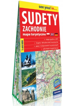 Sudety Zachodnie papierowa mapa turystyczna 1:60 000